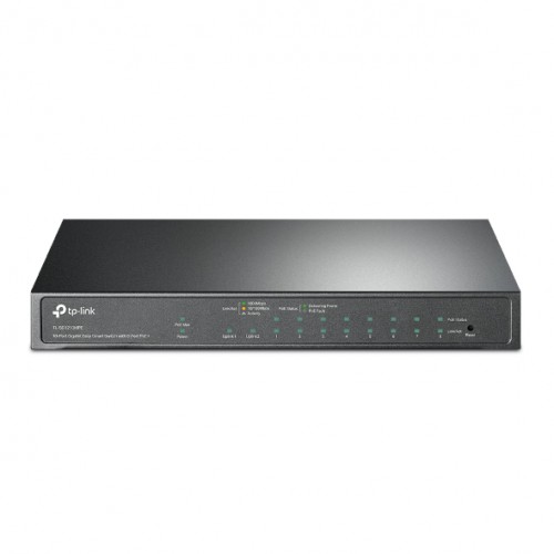 Tp-Link TL-SG1210MPE 10-Port Gigabit Easy Smart Switch with 8-Port PoE+