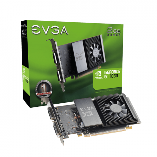 EVGA GeForce GT 1030 SC, 02G-P4-6338-KR, 2GB GDDR5, Single Slot