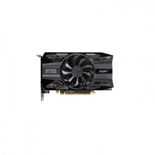 EVGA GeForce GTX 1660 SUPER BLACK GAMING, 06G-P4-1061-KR, 6GB GDDR6, Single Fan
