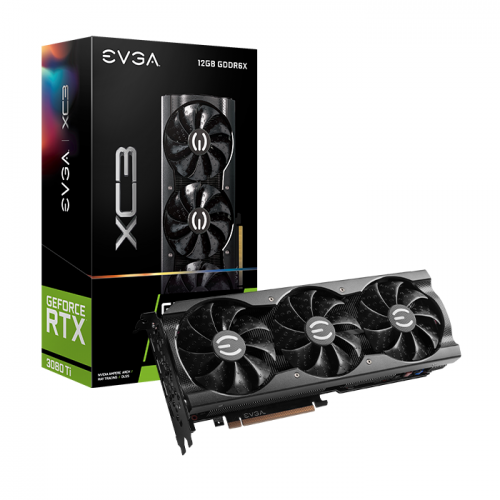 EVGA GeForce RTX 3080 Ti XC3 GAMING, 12G-P5-3953-KR, 12GB GDDR6X, iCX3 Cooling, ARGB LED, Metal Backplate