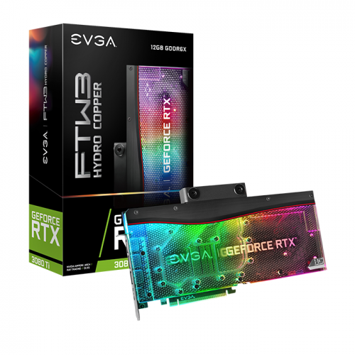 EVGA GeForce RTX 3080 Ti FTW3 ULTRA HYDRO COPPER GAMING, 12G-P5-3969-KR, 12GB GDDR6X, ARGB LED, Metal Backplate
