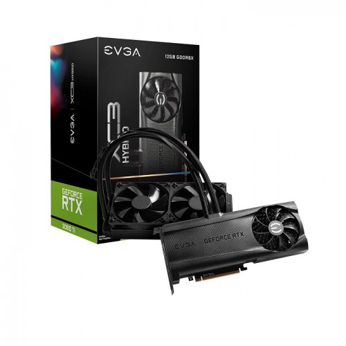 EVGA GeForce RTX 3080 12GB XC3 ULTRA HYBRID GAMING, 12G-P5-4868-KL, 12GB GDDR6X, ARGB LED, Metal Backplate, LHR