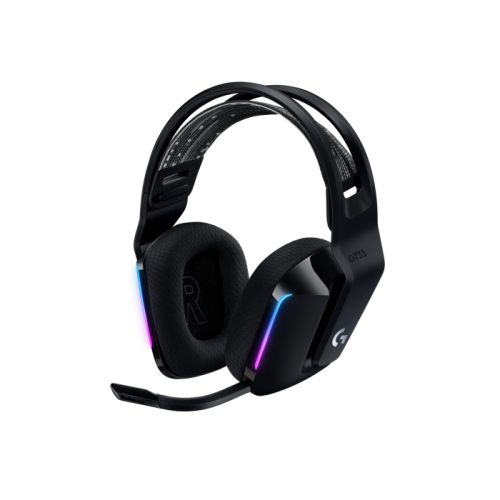 Logitech G733 Lightspeed Wireless Gaming Headset With Suspension Head Band Lightsync RGB