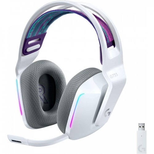 Logitech G733 LightSpeed White RGB Wireless Gaming Headset 981-000883