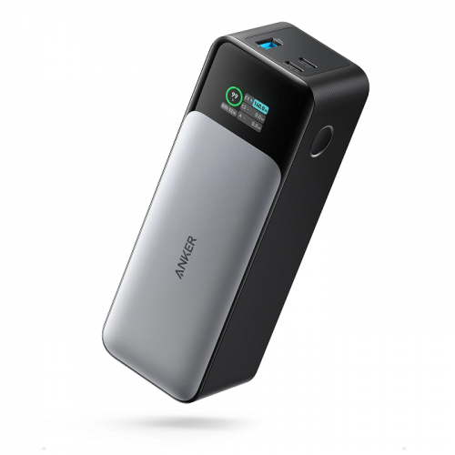 Anker Power Bank 737 24,000mAh 3-Port Portable Charger with 140W Output, Smart Digital Display, Compatible with iPhone 13 Series, Samsung, Dell, AirPods