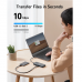 Anker USB C Hub, 555 USB-C Hub 8-in-1, with 100W Power Delivery, 4K 60Hz HDMI Port, 10Gbps USB C and 2 USB A Data Ports, Ethernet Port, microSD and SD Card Reader