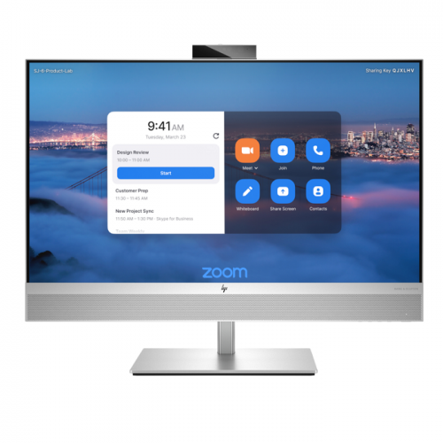 HP Presence 27 All-in-One Touchscreen with Zoom Rooms Bundle (6K313AW)