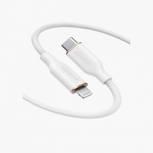 Anker A8662h21 Powerline Iii Flow Usb-c With Lightning Connector, 3ft White An.wt