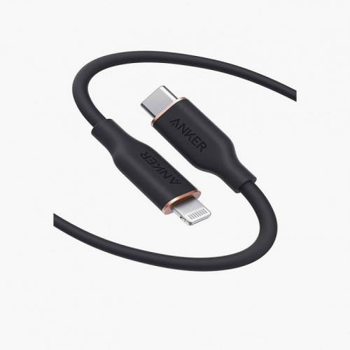 ANKER A8843HB1 POWERLINE+III USB-C CABLE WITH LIGHTNING CONNECTOR GOLD 6FT