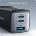 Anker A2667k11 PowerPort III 3-Port USB-C Charger 65W  Black