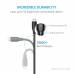 Anker A8452H13.BK Powerline+ II With Lightning Connector 3ft, Black