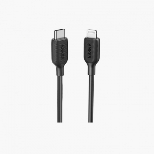 Anker A8813H11 Powerline III Lightning Cable-6ft, Black