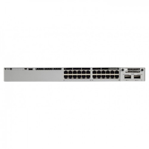 Cisco C9300-24UX-E Catalyst 9300 Switch, Network Advantage, 24 mGig UPoE Ports