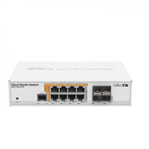 MikroTik CRS112-8P-4S-IN Gigabit Ethernet Smart Switch