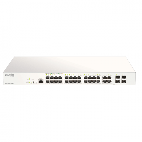 D-Link DBS-2000-28MP 28-Port Nuclias Cloud-Managed PoE Switch