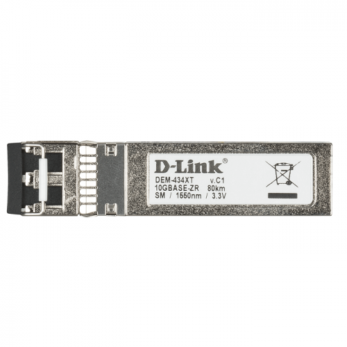 D-Link DEM-434XT 10GBase-ZR SFP+ Transceiver (Single-Mode 1550nm) (80km)