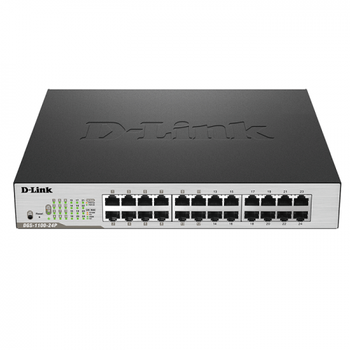 D-Link DGS-1100-24P 24-Port PoE Gigabit Smart Managed Switch