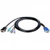 D-LInk KVM-401 PS2 KVM cable for KVM-440/450 switches, 1.8 m