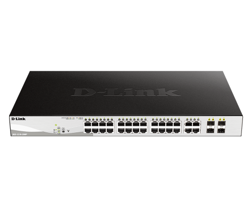 D-Link DGS-1210-28MP 28-Port Gigabit Smart Managed PoE Switch