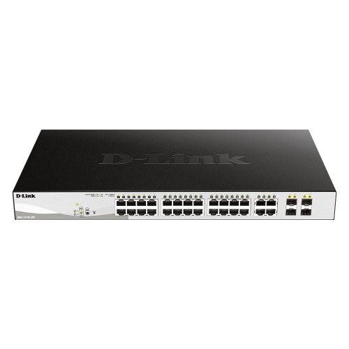 D-Link DGS-1210-28P 28-Port Gigabit Smart Managed PoE Switch