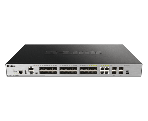D-Link DGS-3630-28SC 28-Port Layer 3 Stackable Managed Gigabit Fiber Switch