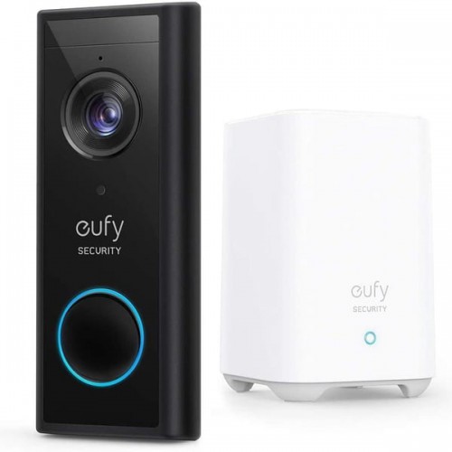 Eufy Battery Doorbell 2K Set Black E82101W4