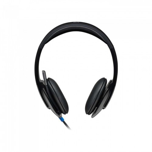 Logitech H540 Wired Headset, Stereo Headphone with Noise-Cancelling Microphone