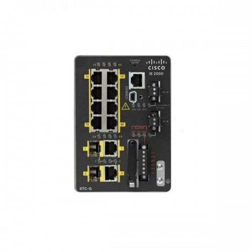 Cisco Industrial Ethernet 2000 Series Switch 8 FE/2 Combo GE SFP LAN Lite