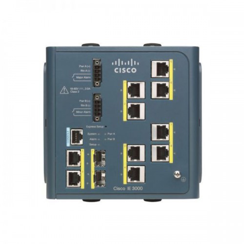 Cisco Industrial Ethernet 3000 Switch, 8 Ports, L2