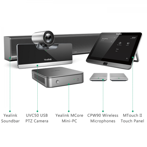 Yealink MVC500 Wireless Microsoft Teams Video Conferencing Bundle