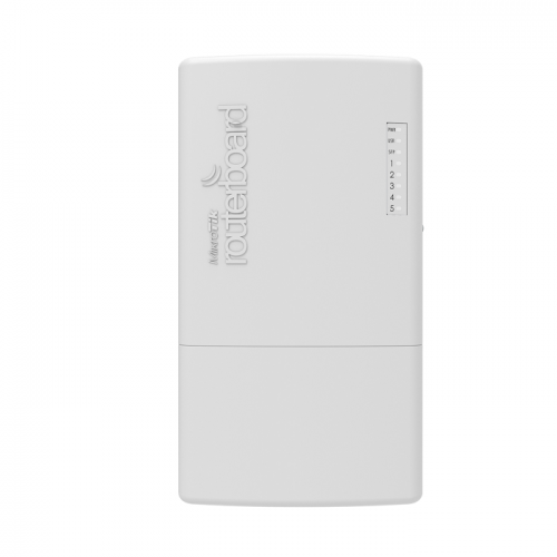 MikroTik RB960PGS-PB Pro 5-Port Weatherproof Five Gigabit Ethernet Router with 4xPoE-out ports, SFP cage and outdoor enclosure
