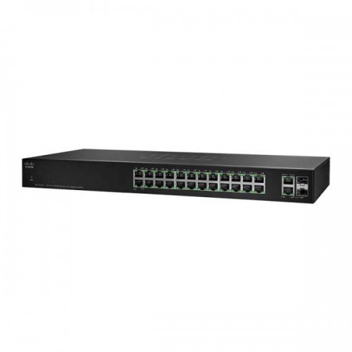 Cisco SF112-24 Unmanaged Small Business Switch, 24 Port/2 Combo Mini-GBIC Slots