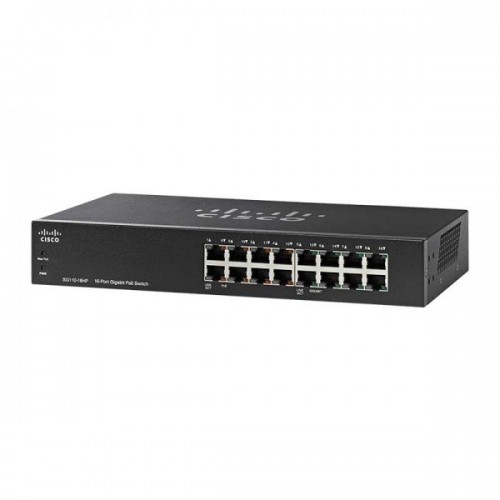 Cisco SG110-16 Unmanaged Small Business Switch, 16 Port Gigabit