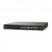 Cisco SG350X-24P Stackable Managed Switch 24 Gigabit PoE with 2 10Gig/10Gig SFP- Combo and 2 SFP+ Ports 195w PoE