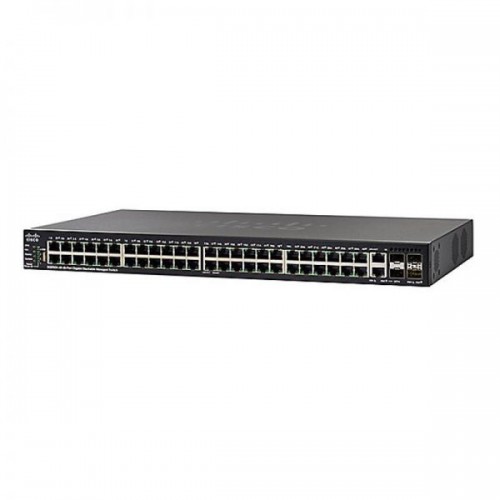 Cisco SG550X-48 Stackable Managed Switch, 48 Gigabit and 4 10Gig Ethernet Ports