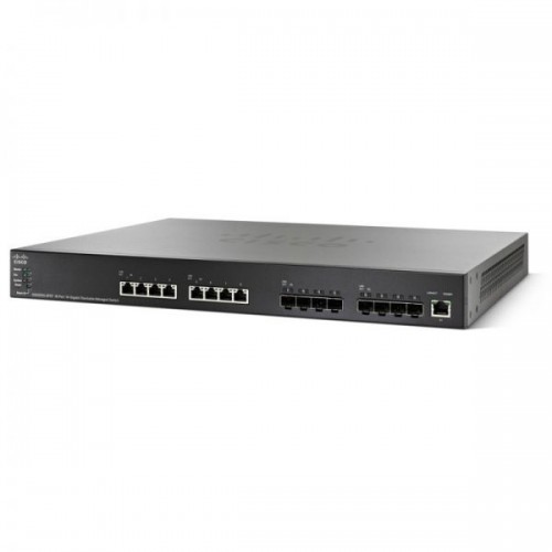 Cisco SMB SG550XG-8F8T-K9 8 Port Stackable Managed Ethernet Switch