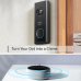 Eufy Battery Doorbell 2K Add-on Black+White - T82101W1