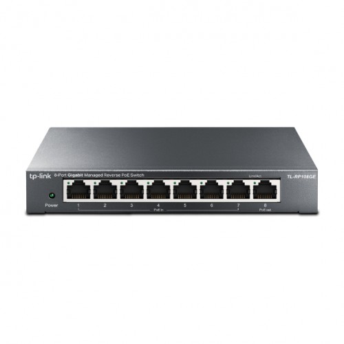 Tp-Link TL-RP108GE 8-Port Gigabit Managed Reverse PoE Switch