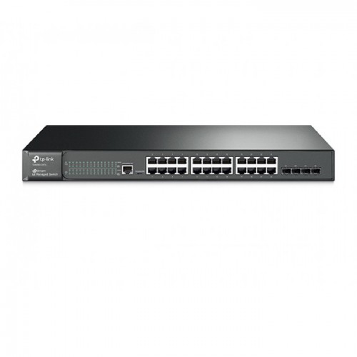 Tp-Link T2600G-28TS JetStream 28-Port Gigabit L2 Managed Switch with 4 Gigabit SFP Slots