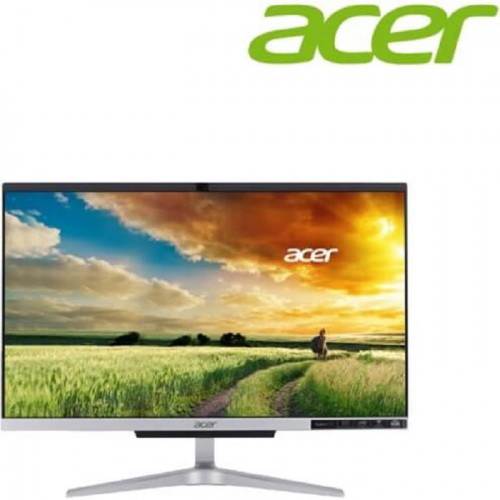 Acer Aspire Aio Intel Core I5 8GB Memory 512 SSD Camera Lan WiFi 21.5 Full HD Screen Non Touch0 Keyboard & Mouse Windows 10 Home Silver Black One Year Warranty Brand New C22-960