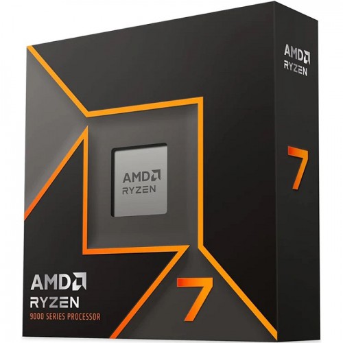 AMD Ryzen 7 9700X AM5 Desktop Processor–8 Cores, 16 Threads, Up to 5.5 GHz Boost, 8MB L2 & 32MB L3 Cache, Radeon Graphics, DDR5-5600 ECC, Zen 5, PCIe 5.0 x16