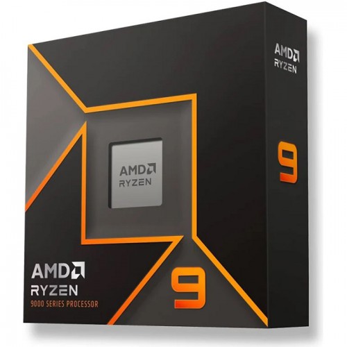 AMD Ryzen 9 9950X AM5 Desktop Processor 16-Core, 32-Thread, Zen 5 Architecture, Up to 5.7 GHz Max. Boost Clock, PCIe 5.0, 192 GB Max Memory