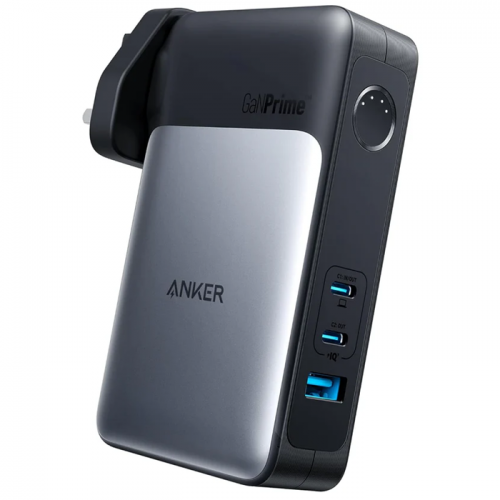 Anker 733 Power Bank, 2-in-1 Charger, Hybrid 65W Wall Charger and 10,000mAh Portable Charge, 2 USB-C Ports and 1 USB-A Port, PowerIQ 3.0 A1651211