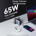 Anker 733 Power Bank, 2-in-1 Charger, Hybrid 65W Wall Charger and 10,000mAh Portable Charge, 2 USB-C Ports and 1 USB-A Port, PowerIQ 3.0 A1651211
