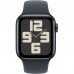 Apple Watch SE 2nd Generation Smartwatches, 2024 (GPS) 40mm Aluminum Case with Midnight Sport Band, 32GB Storage, 50 Meters Water Resistance, Medium/Large Midnight MXE93LL/A