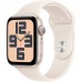 Apple Watch SE 2nd Generation Smartwatches,(GPS), 2024, 44mm Starlight Aluminum Case with Starlight Sport Band, 2-core Neural Engine Processor, Medium/Large, WatchOS 11, Bluetooth 5.3, Starlight MXEV3LL/A