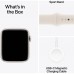 Apple Watch SE 2nd Generation Smartwatches,(GPS), 2024, 44mm Starlight Aluminum Case with Starlight Sport Band, 2-core Neural Engine Processor, Medium/Large, WatchOS 11, Bluetooth 5.3, Starlight MXEV3LL/A
