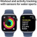 Apple Watch Series 10 GPS 46mm Silver Aluminium Case with Denim Sport Band MWWM3QA/A