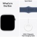 Apple Watch Series 10 GPS 46mm Silver Aluminium Case with Denim Sport Band MWWM3QA/A