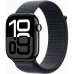 Apple Watch Series 10 GPS + Cellular 46mm Jet Black Aluminium Case with Ink Sport Loop MWY53QA/A